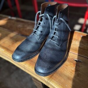 Custom Handmade Italian-Style Calfskin Leather Ankle Boots